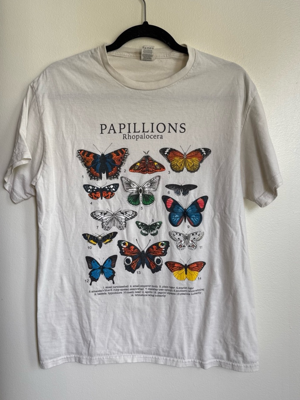 Butterfly T Shirt 100-% cotton.